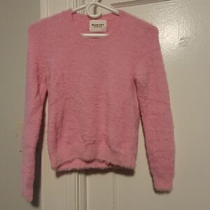 ISABEL MARANT ETOILE Pink Fuzzy Sweater